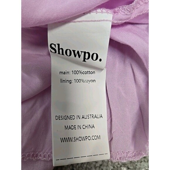 Showpo Fancy A Spritz Mini Dress Lilac Purple Women’s Size 6 NWT - Picture 9 of 9